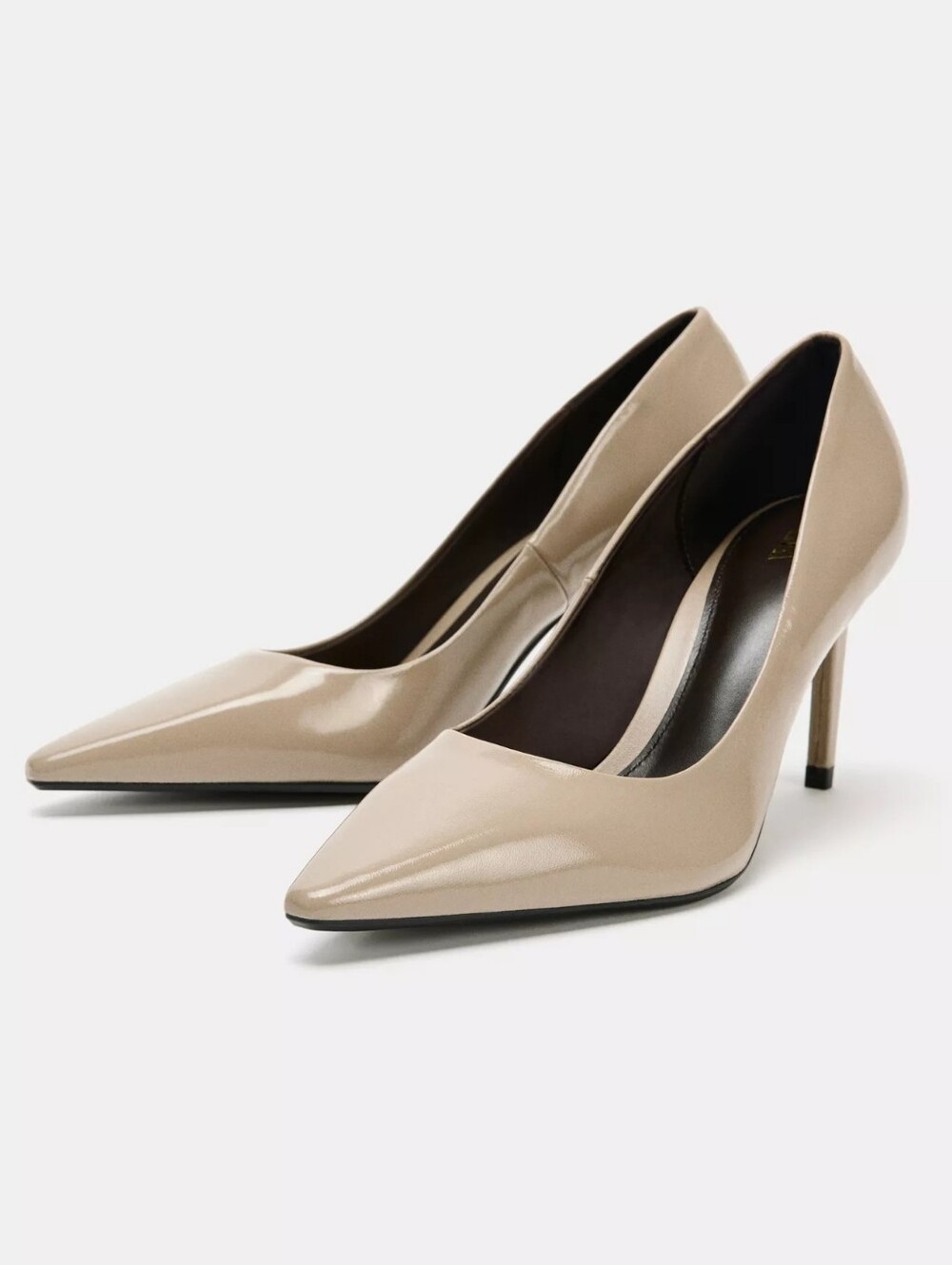 ZARA LEATHER HIGH-HEEL SHOES
